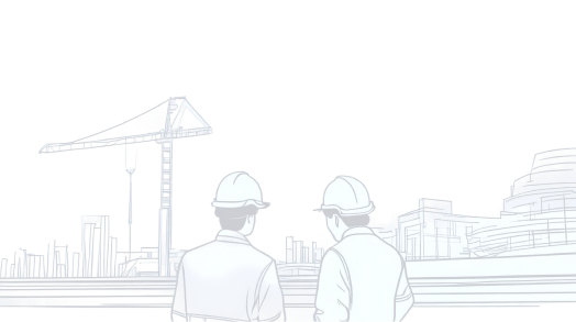 Construction management team overseeing multifamily housing development and project execution