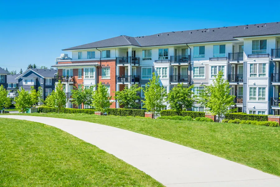 Modern multifamily apartment community supporting real estate investment and property management strategies