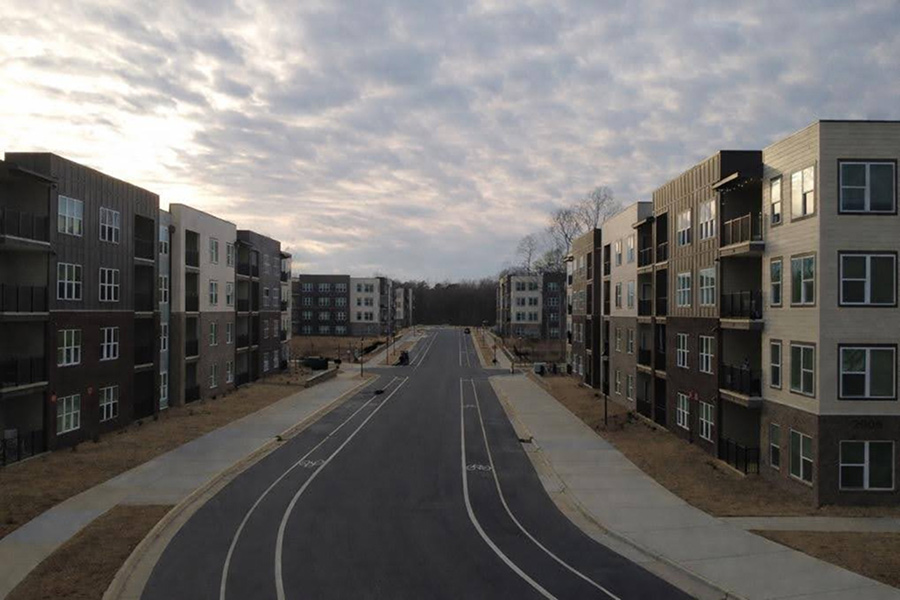 aria idlewild residential community street view