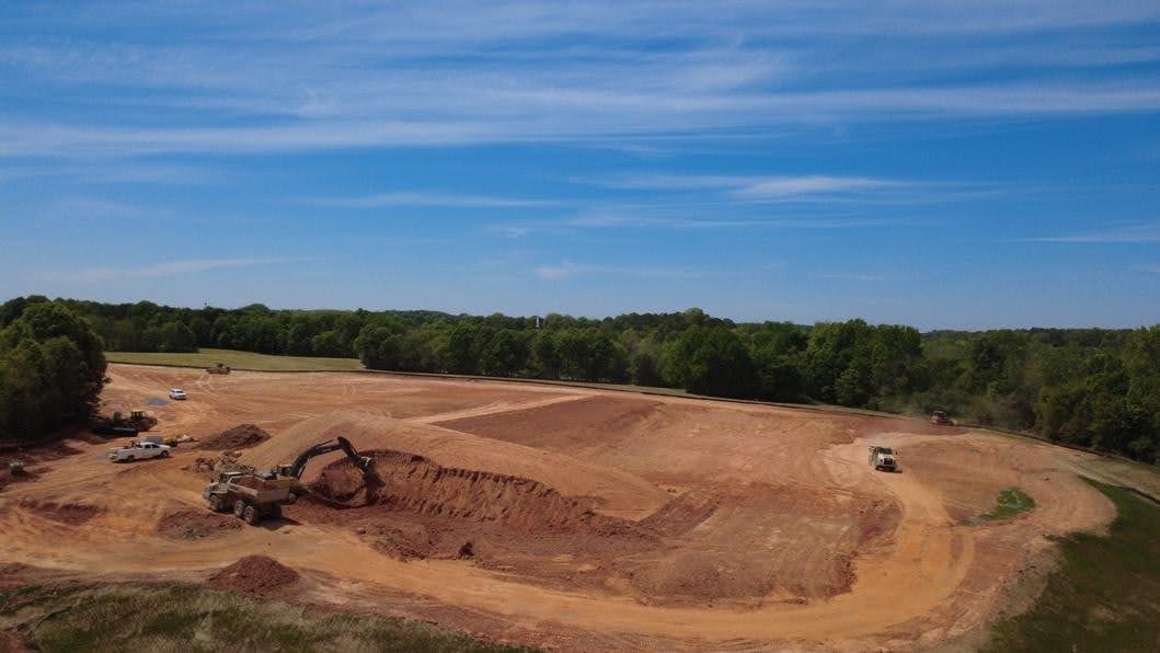 construction site earthwork residential development