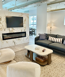 living room modern residential interior aria communities